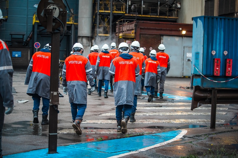 Visite Arcelor Mittal(1) ©USLD Dunkerque