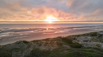 Coucher de soleil sur les Dunes de Flandre-EN ROUTE CREATIVE NOMAD-11102-2